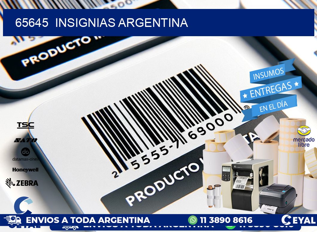 65645  Insignias Argentina