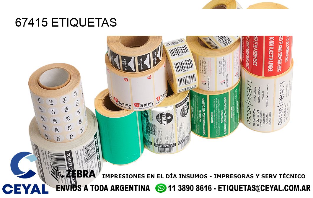 67415 ETIQUETAS