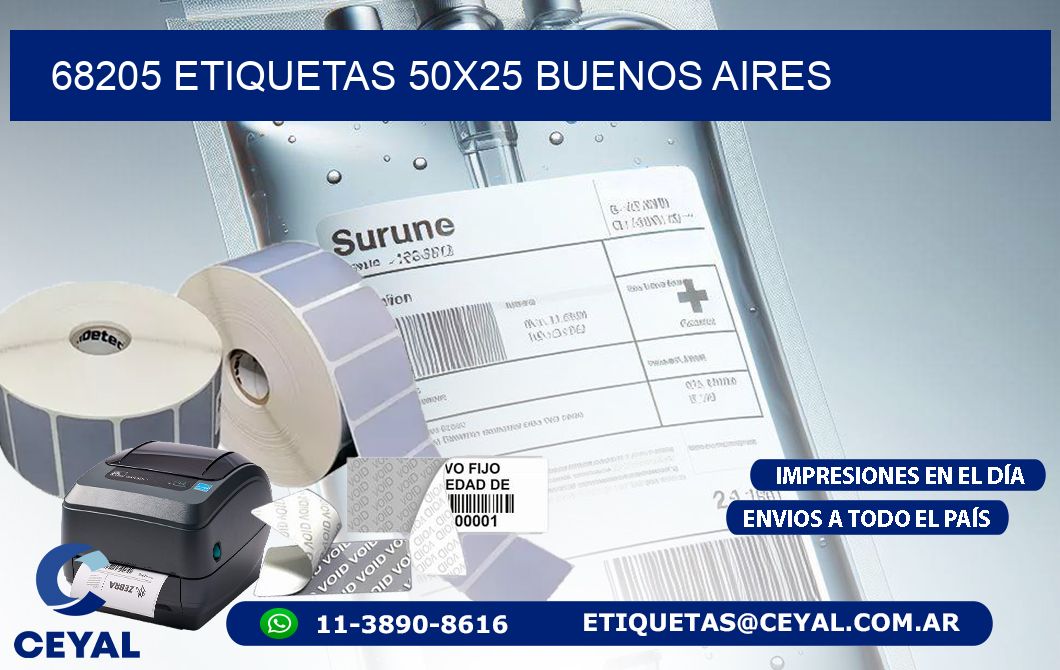 68205 ETIQUETAS 50x25 buenos aires