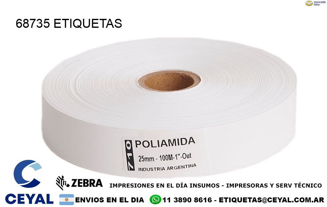 68735 ETIQUETAS