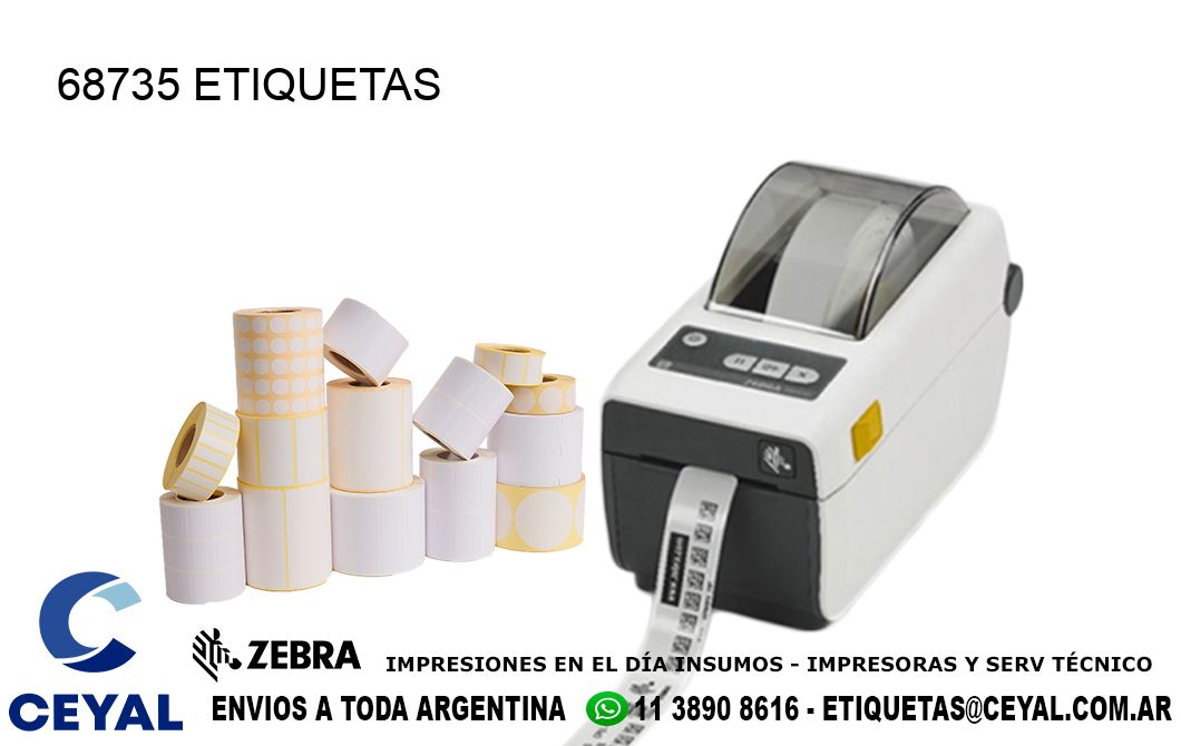 68735 ETIQUETAS
