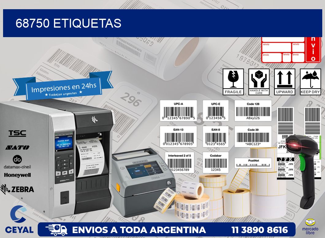 68750 ETIQUETAS