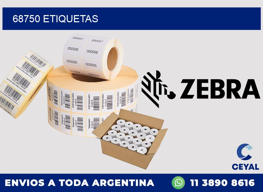 68750 ETIQUETAS