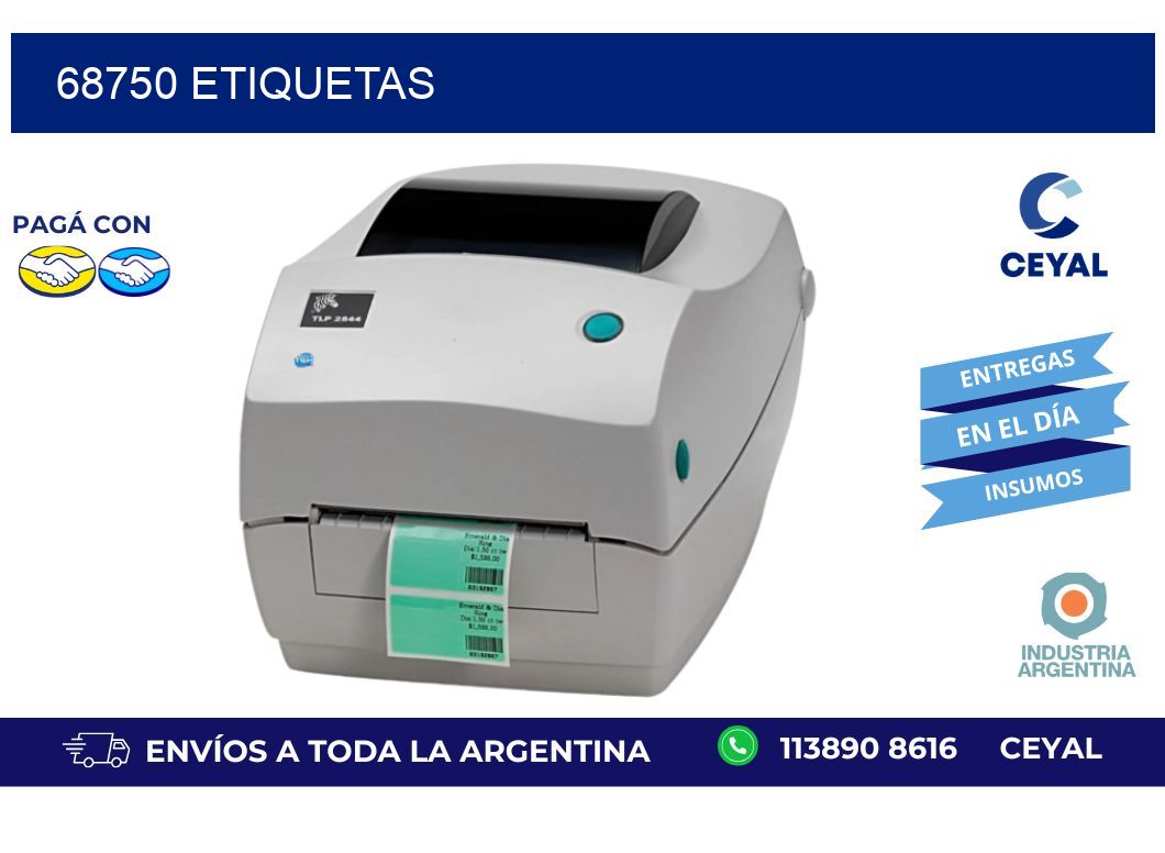 68750 ETIQUETAS
