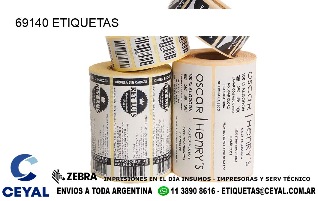 69140 ETIQUETAS