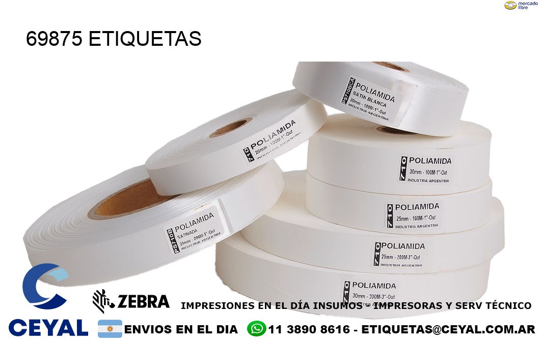 69875 ETIQUETAS