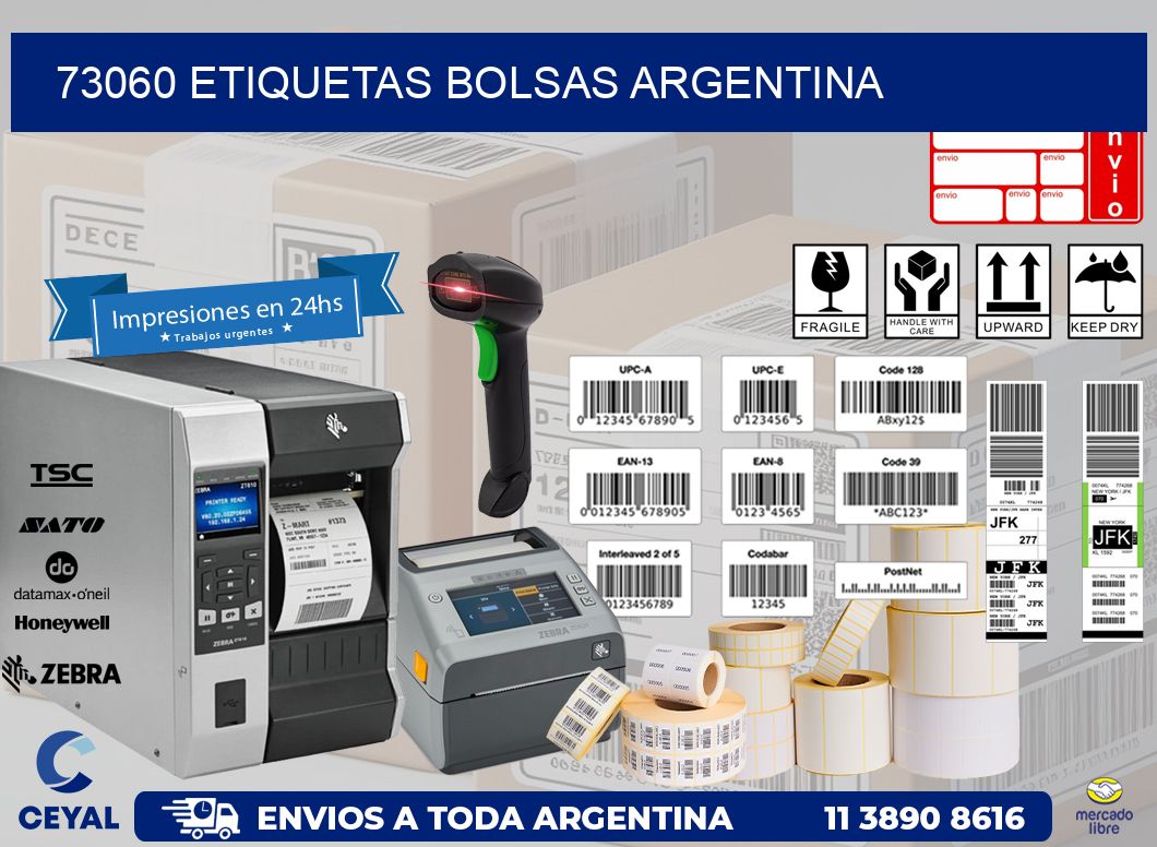 73060 ETIQUETAS BOLSAS ARGENTINA