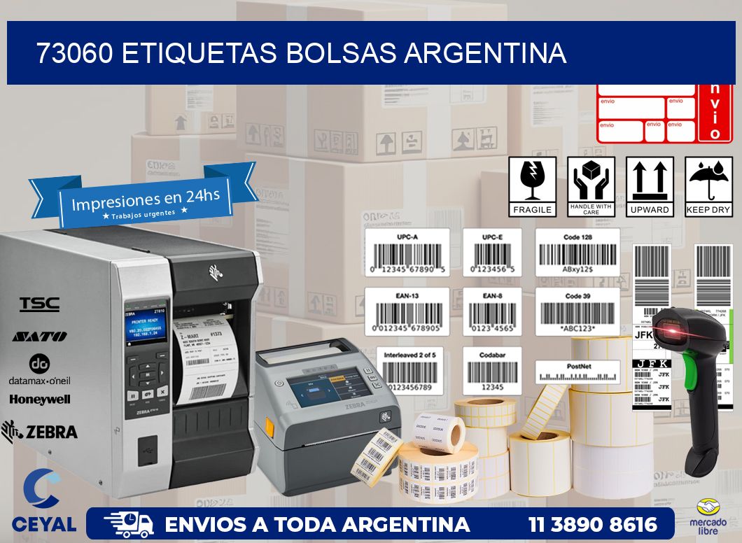 73060 ETIQUETAS BOLSAS ARGENTINA