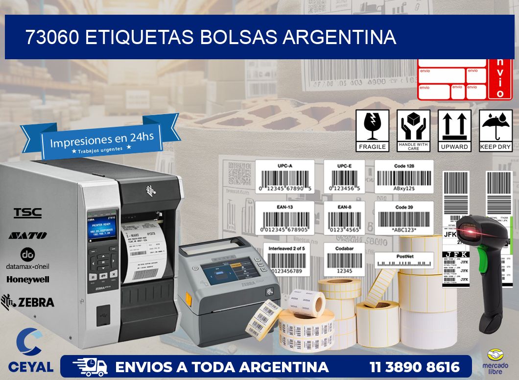 73060 ETIQUETAS BOLSAS ARGENTINA