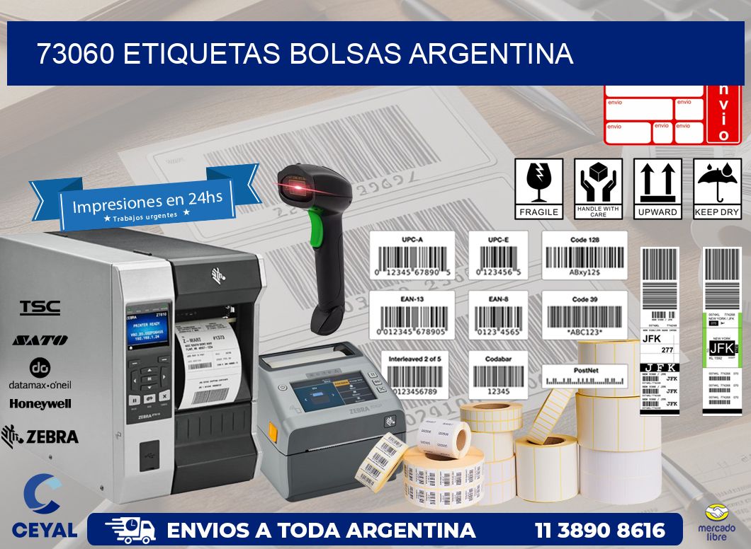 73060 ETIQUETAS BOLSAS ARGENTINA