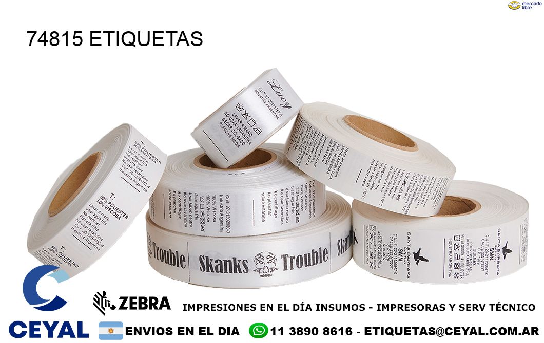 74815 ETIQUETAS