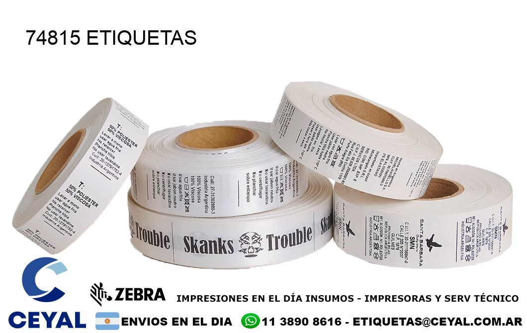 74815 ETIQUETAS