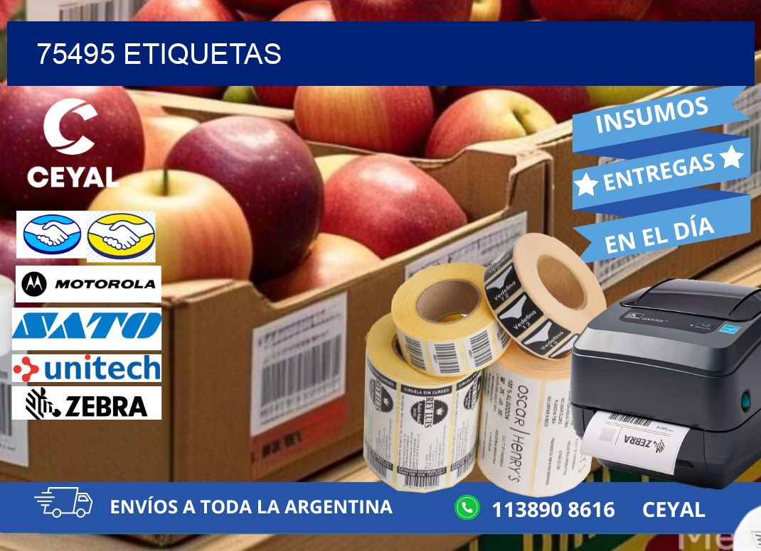 75495 ETIQUETAS