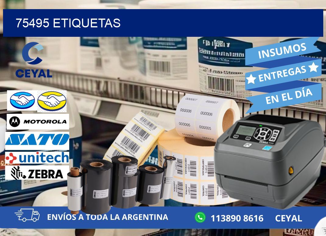 75495 ETIQUETAS