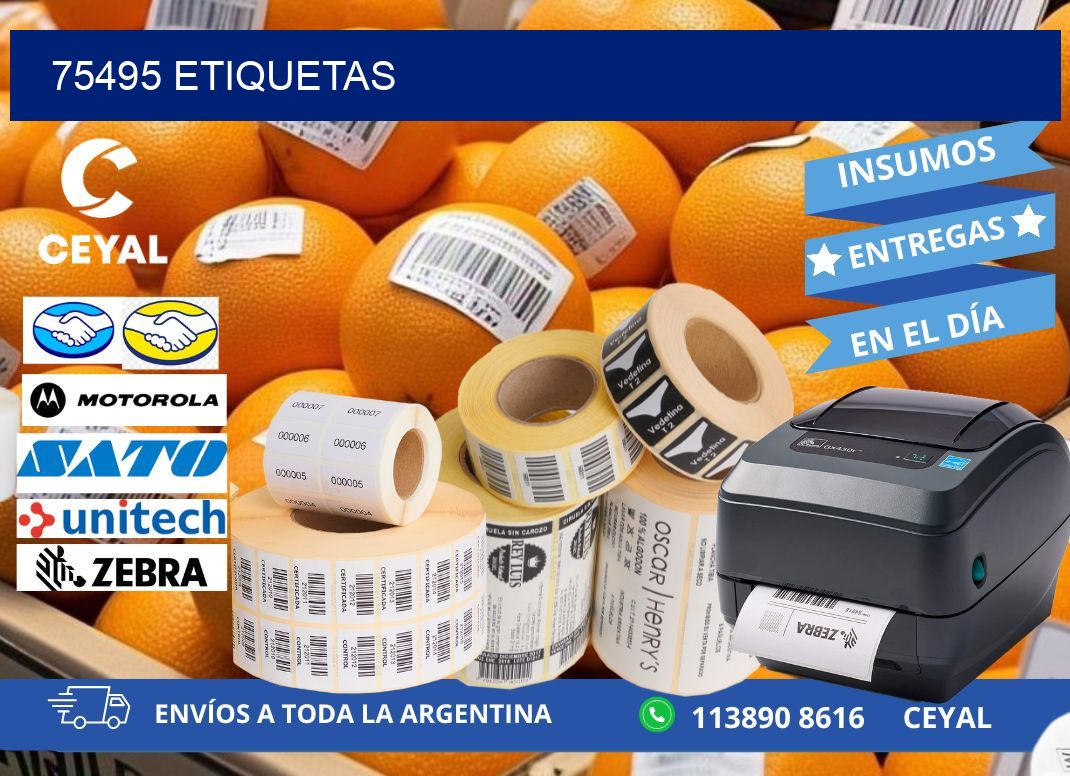 75495 ETIQUETAS