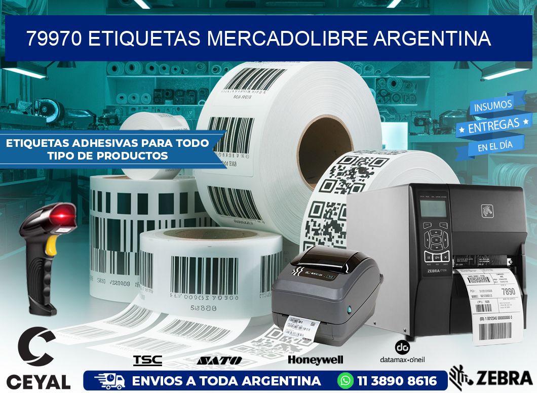 79970 ETIQUETAS MERCADOLIBRE ARGENTINA