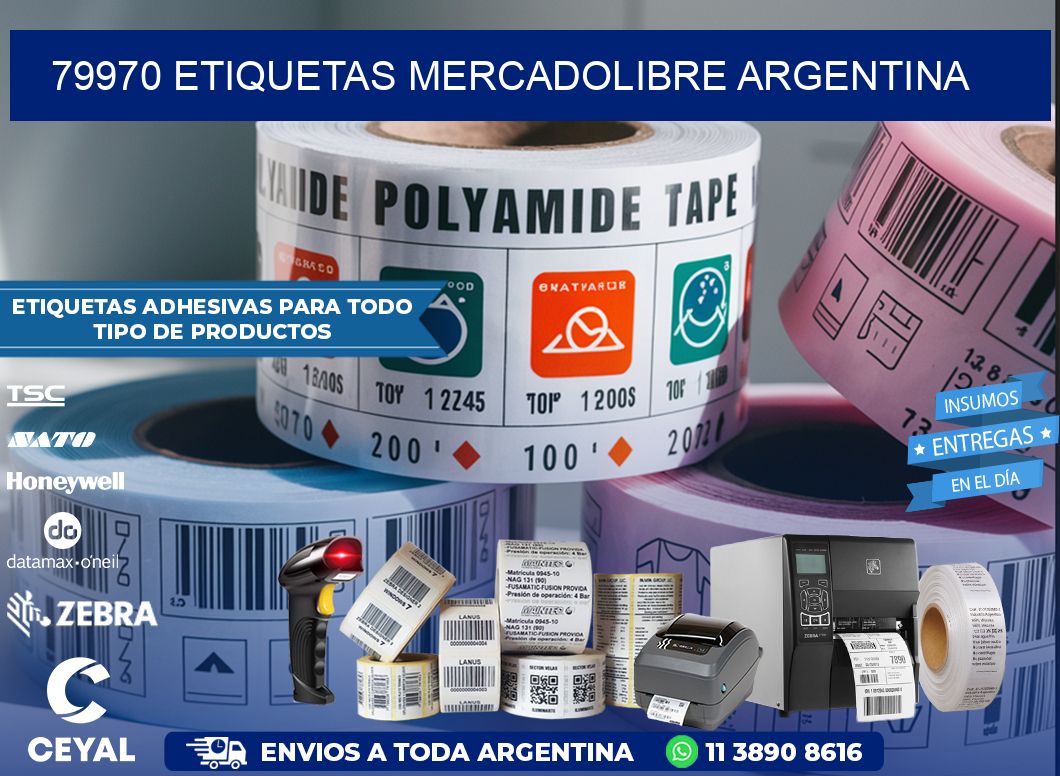 79970 ETIQUETAS MERCADOLIBRE ARGENTINA