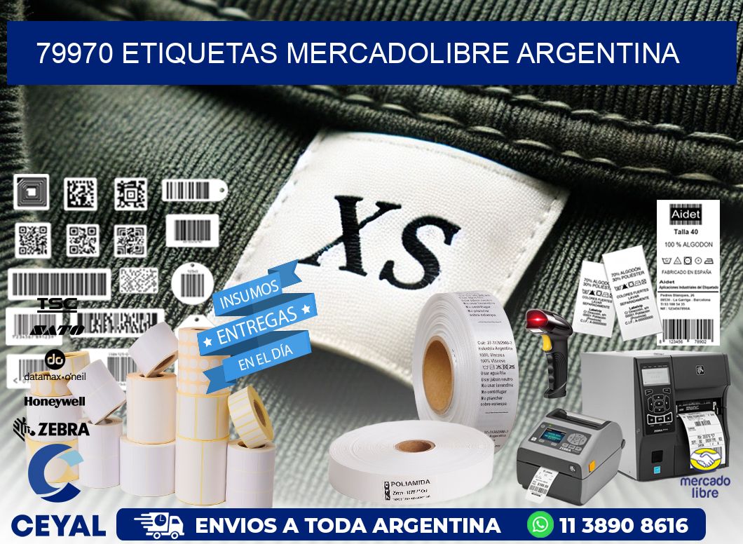 79970 ETIQUETAS MERCADOLIBRE ARGENTINA