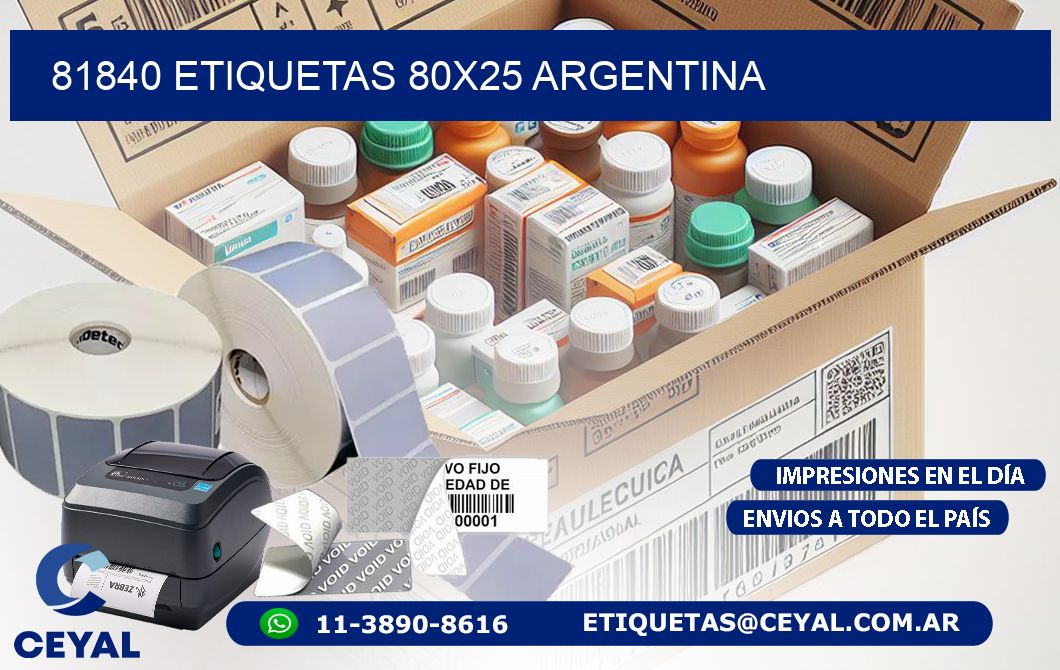 81840 ETIQUETAS 80x25 argentina