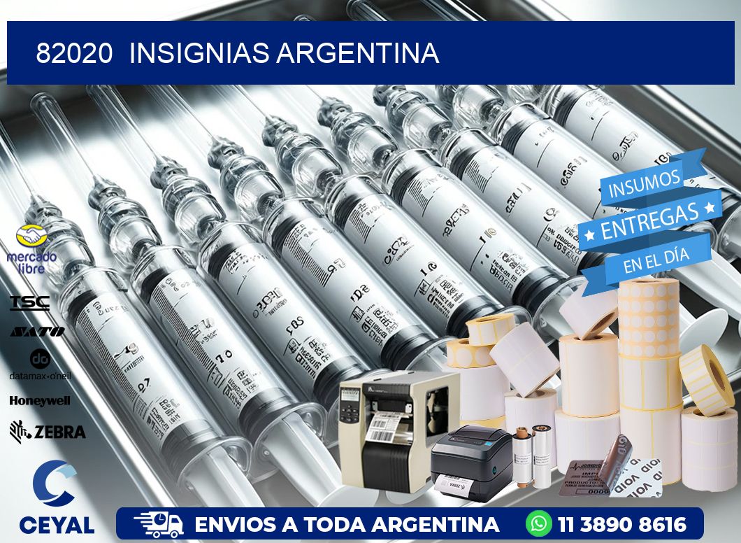 82020  Insignias Argentina