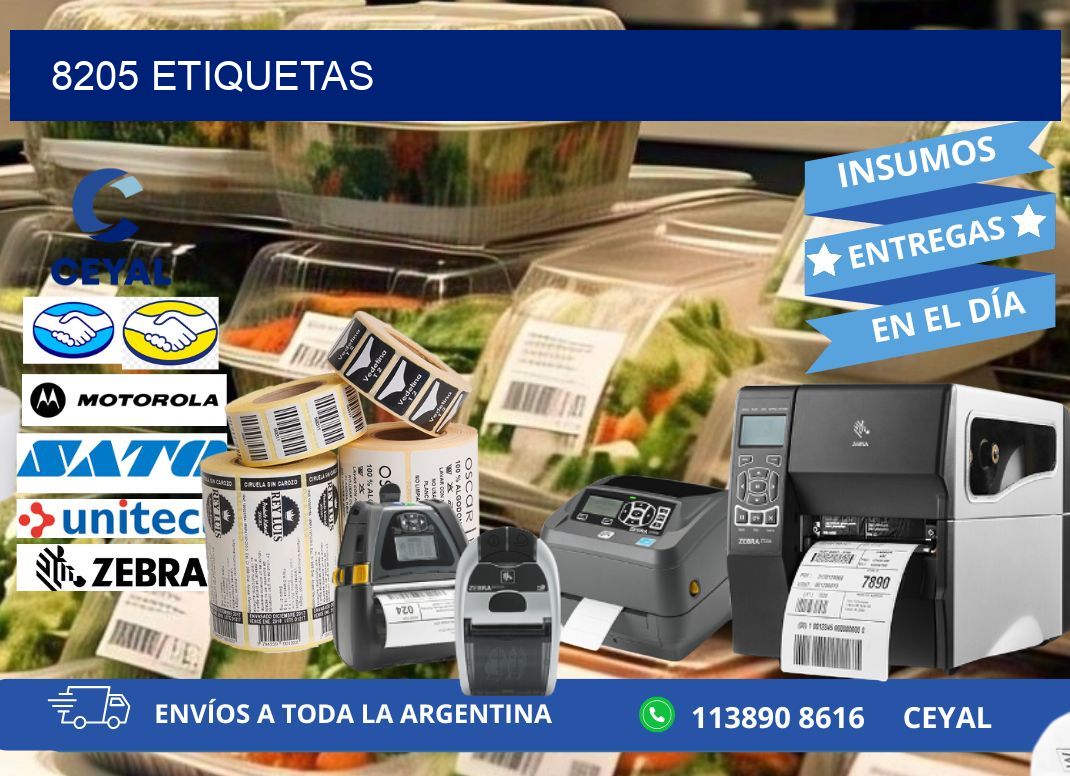 8205 ETIQUETAS
