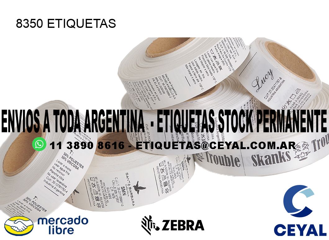8350 ETIQUETAS