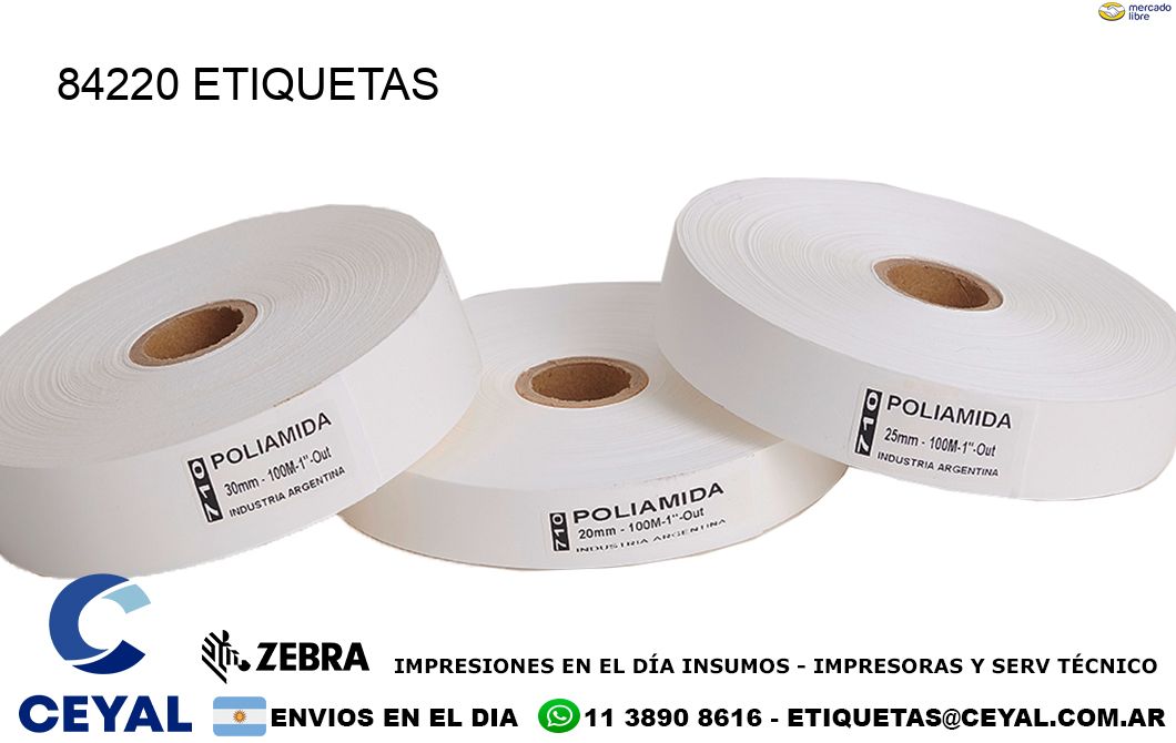84220 ETIQUETAS