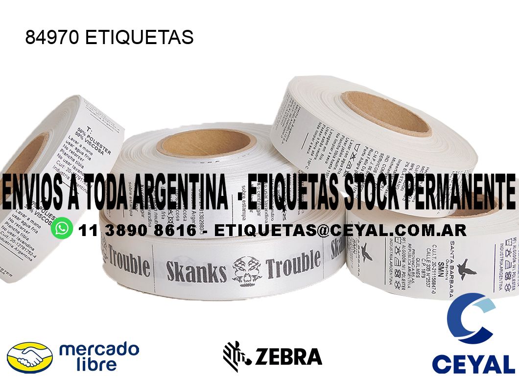 84970 ETIQUETAS