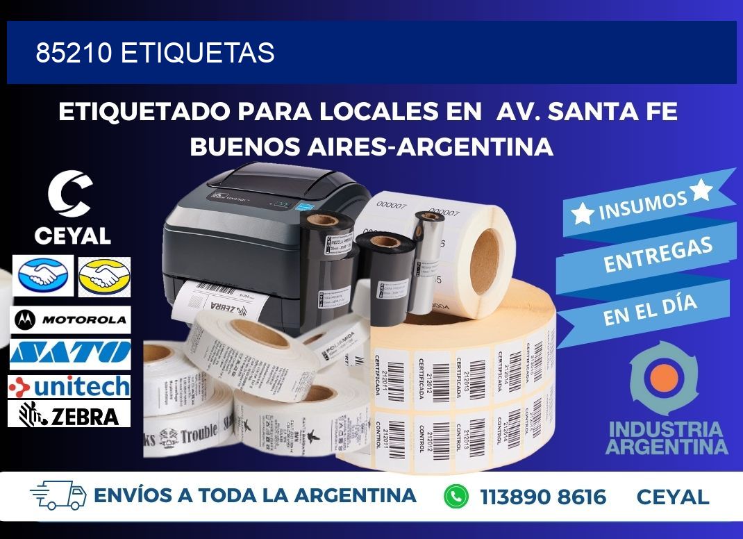85210 ETIQUETAS