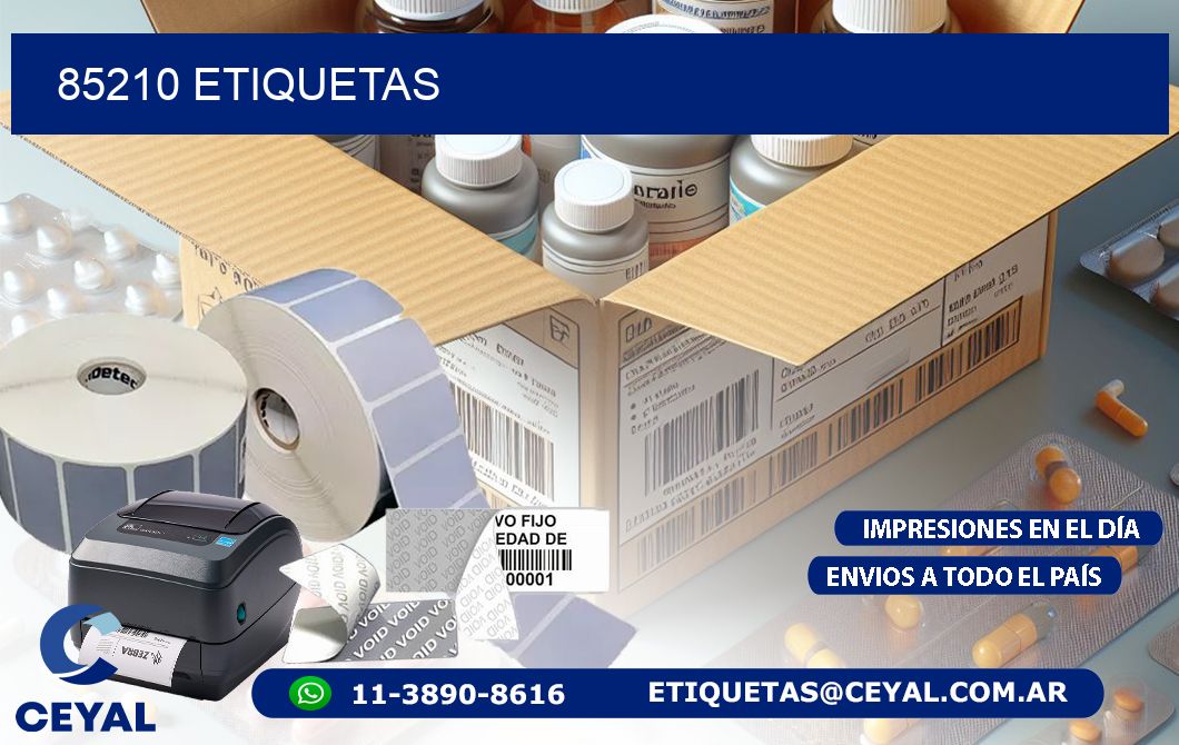 85210 ETIQUETAS