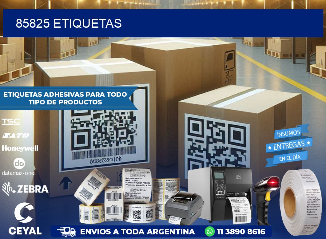 85825 ETIQUETAS
