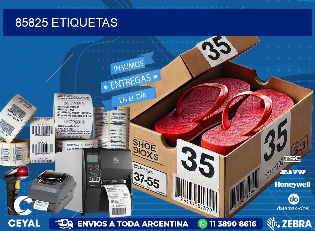 85825 ETIQUETAS