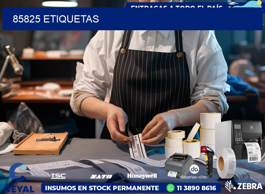 85825 ETIQUETAS