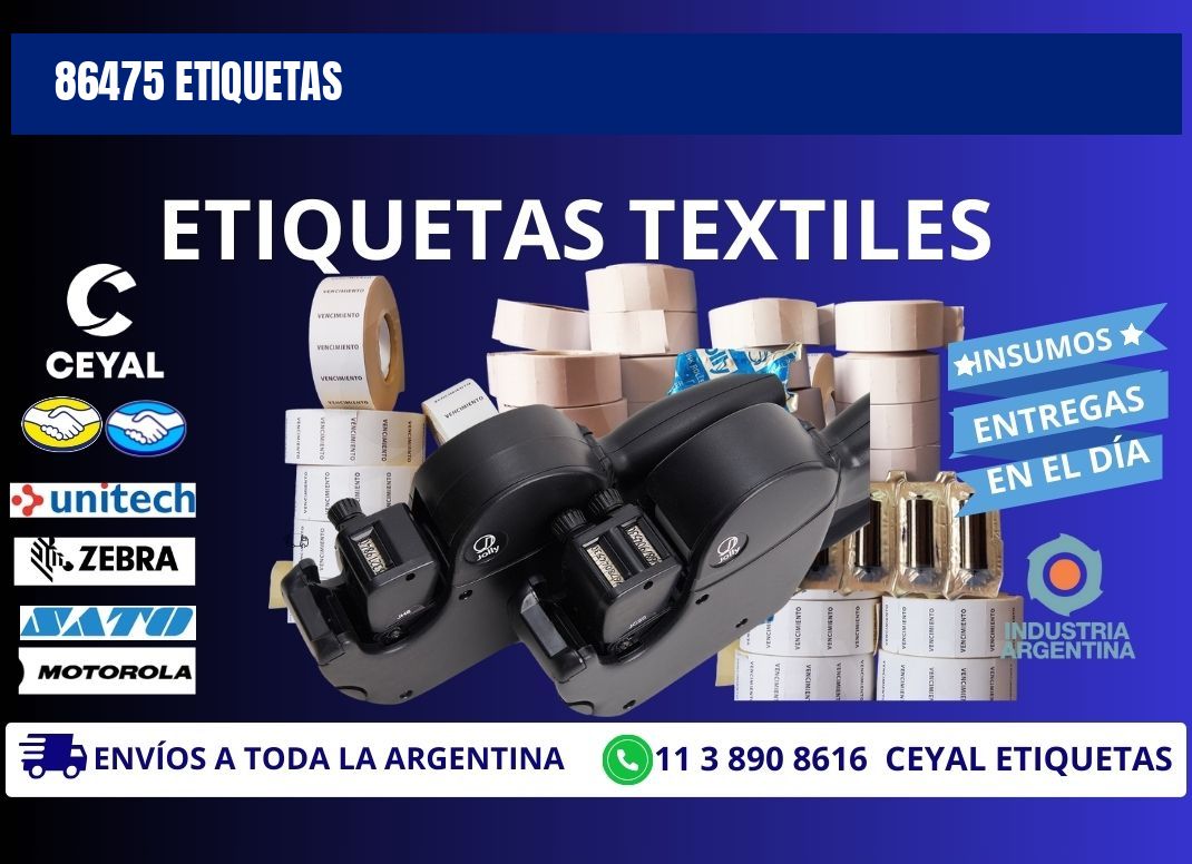 86475 ETIQUETAS
