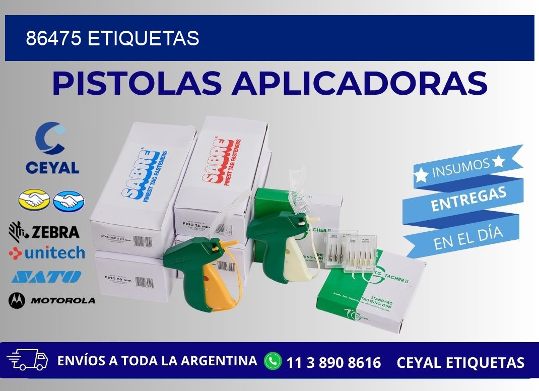 86475 ETIQUETAS