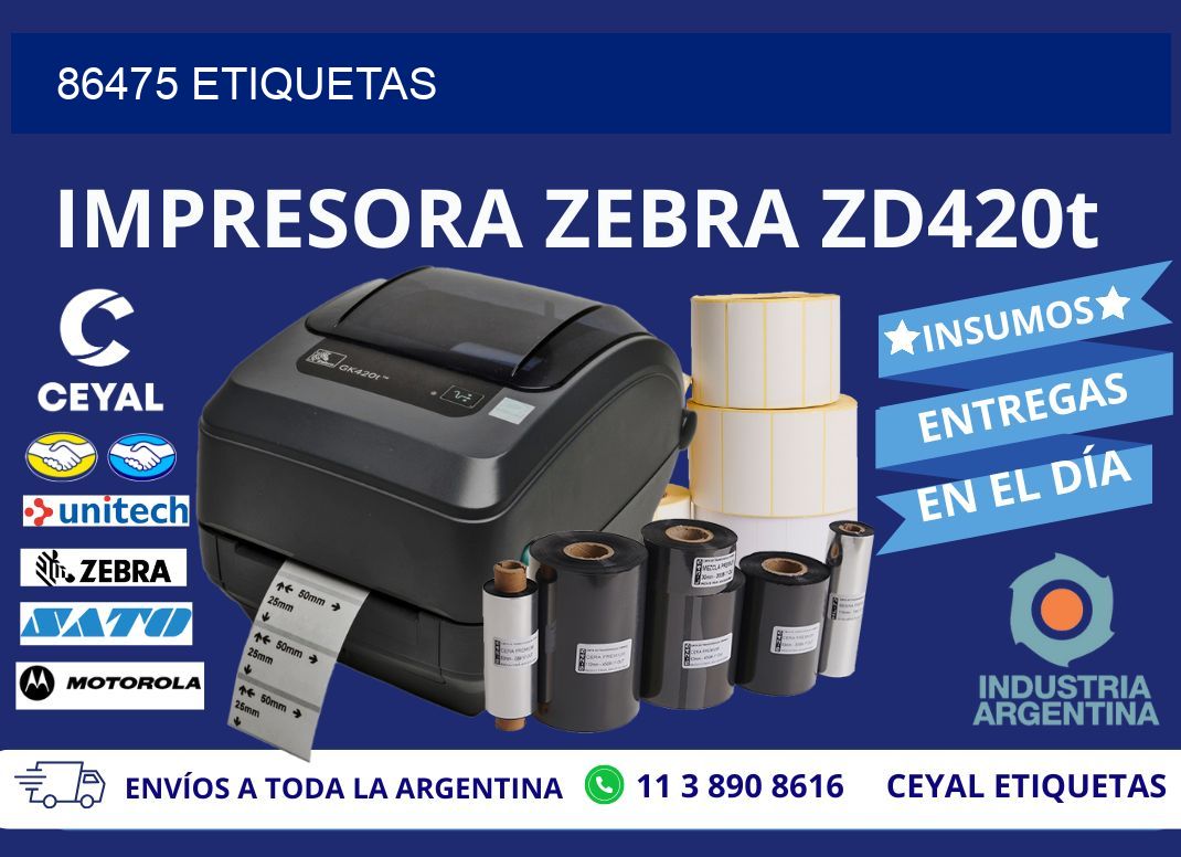 86475 ETIQUETAS