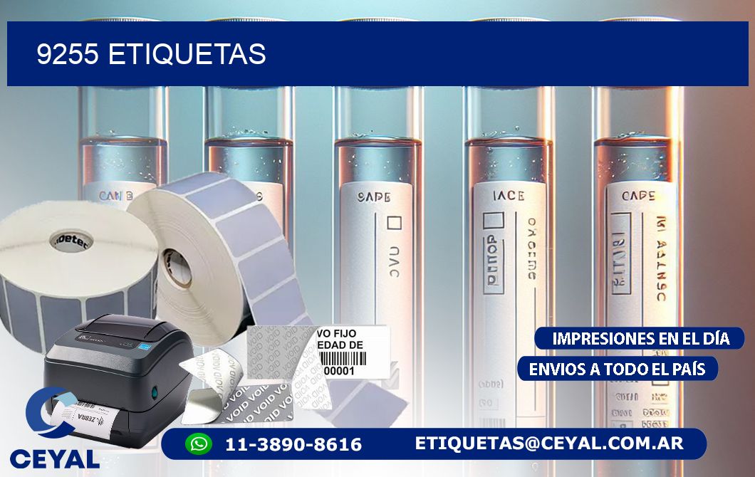 9255 ETIQUETAS