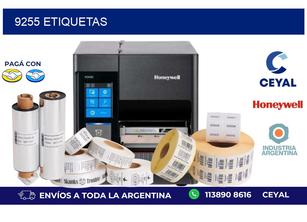 9255 ETIQUETAS