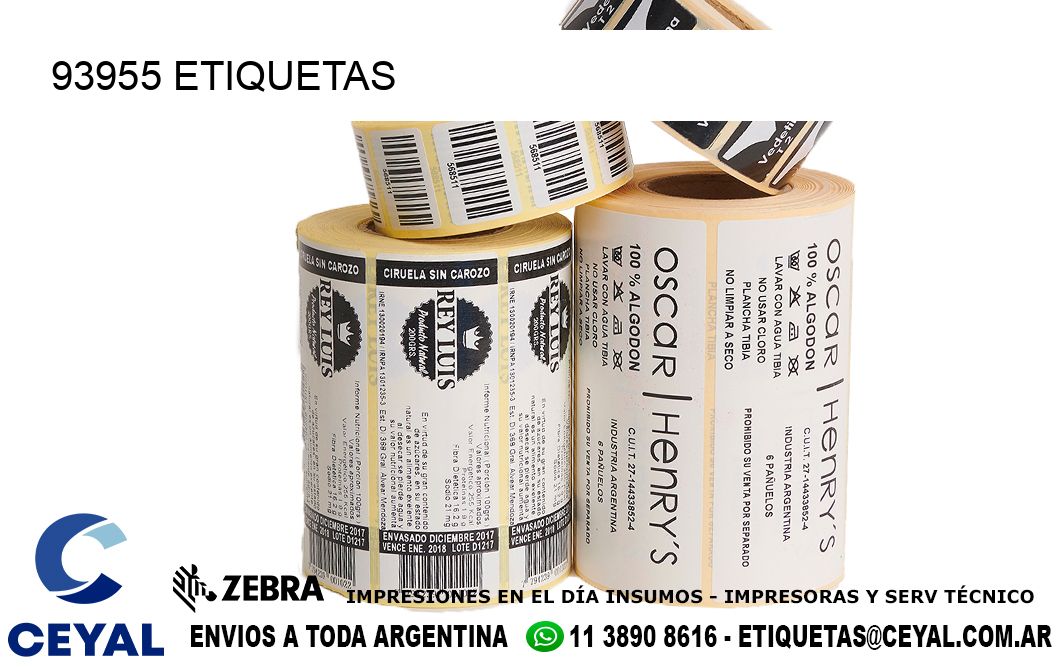 93955 ETIQUETAS
