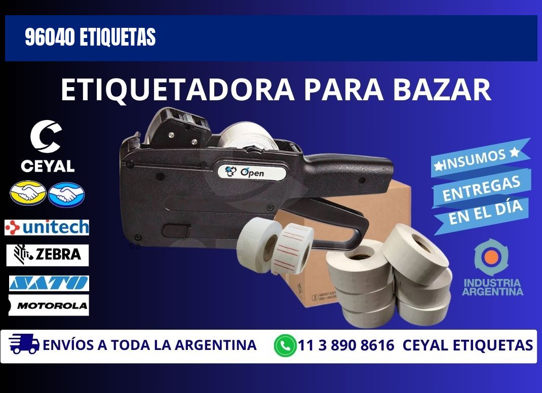 96040 ETIQUETAS