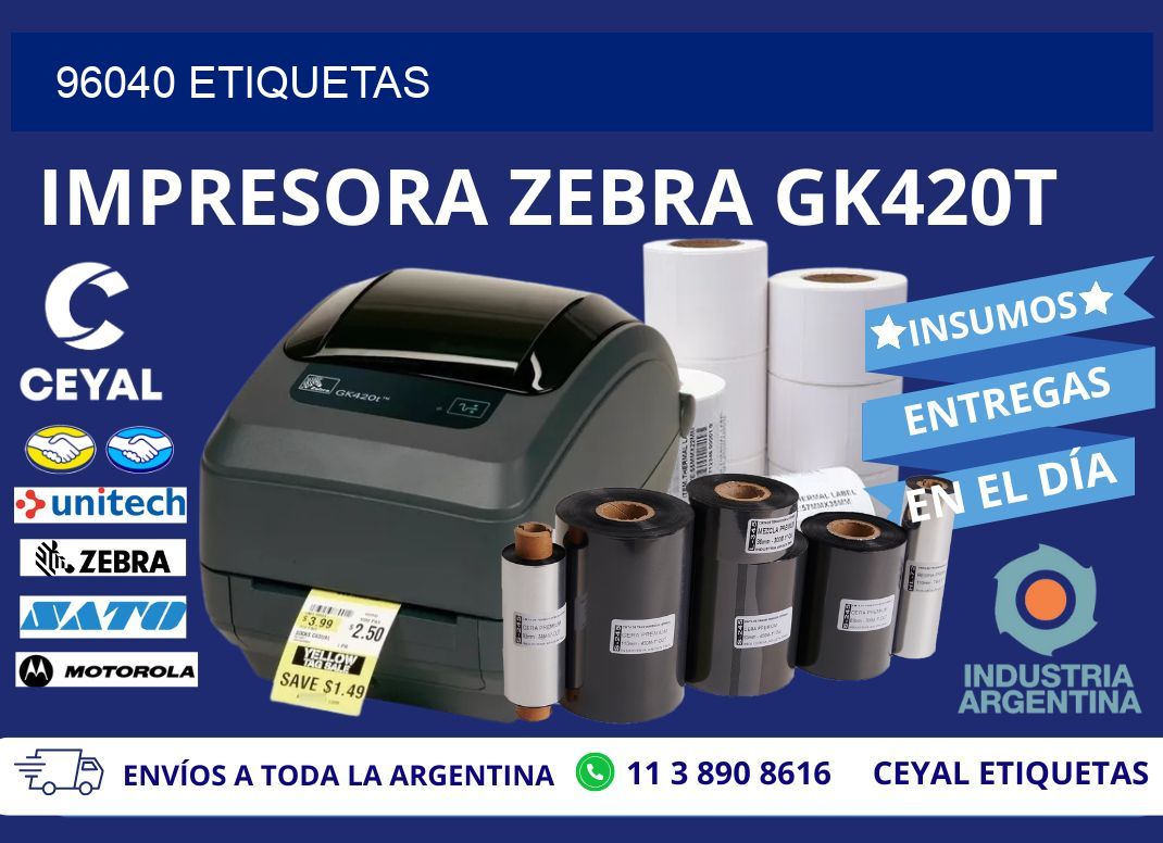 96040 ETIQUETAS