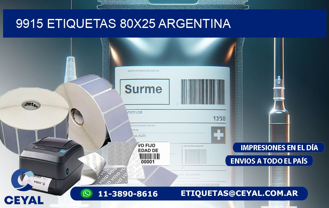 9915 ETIQUETAS 80x25 argentina