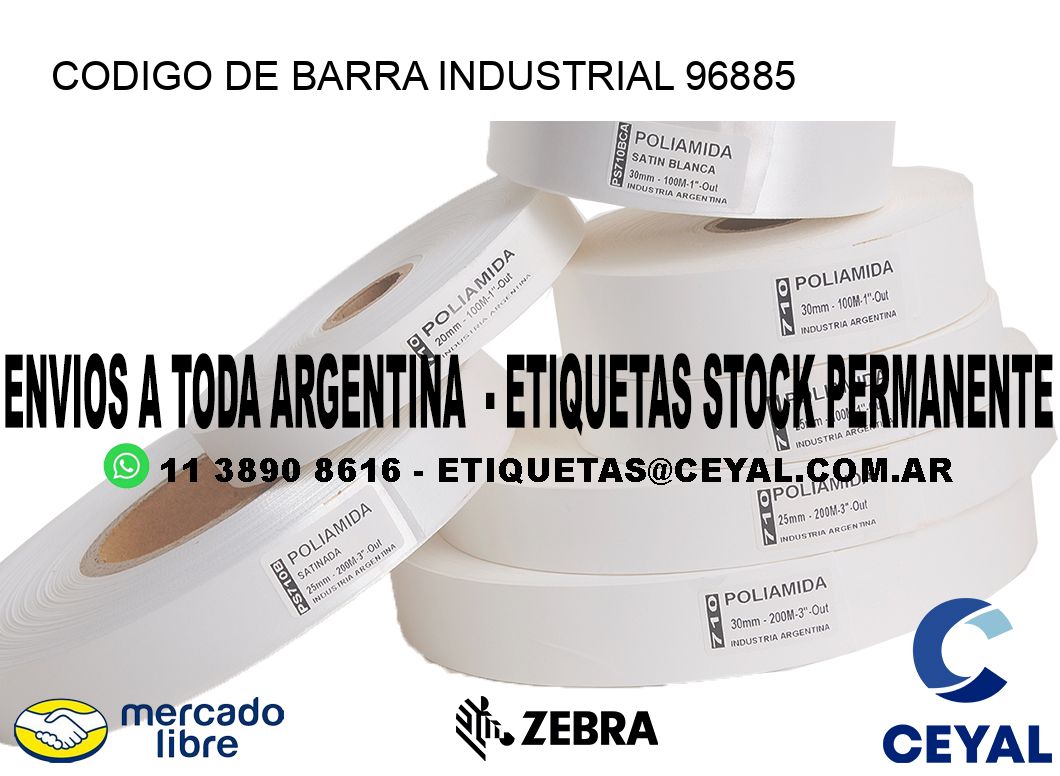 CODIGO DE BARRA INDUSTRIAL 96885