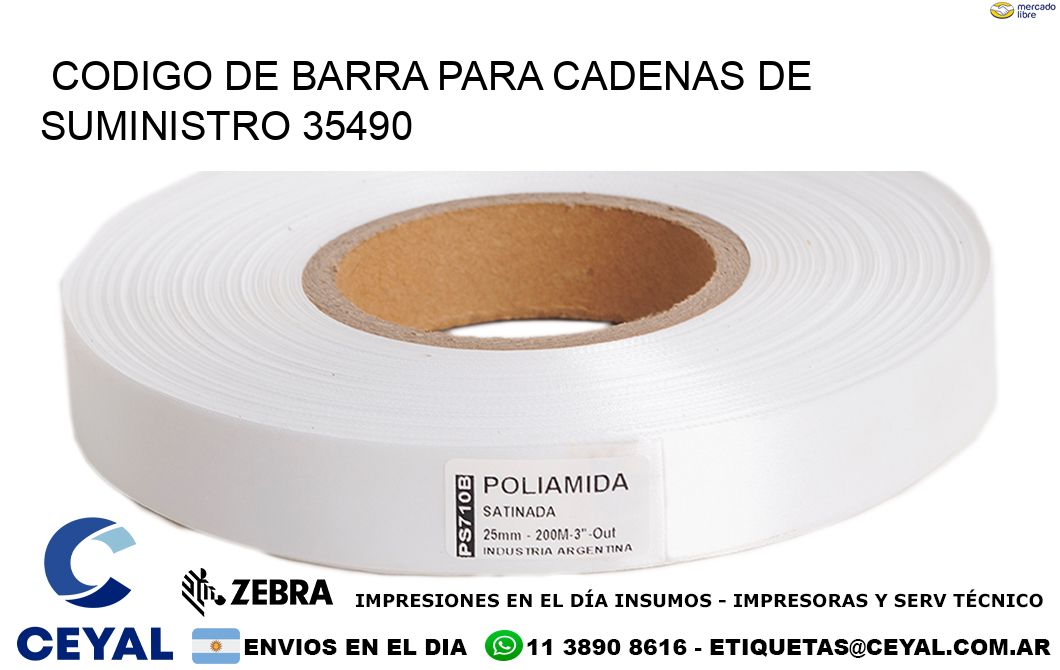 CODIGO DE BARRA PARA CADENAS DE SUMINISTRO 35490
