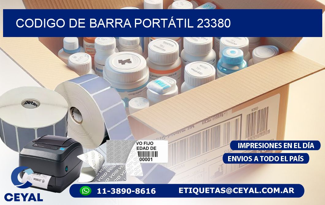 CODIGO DE BARRA PORTÁTIL 23380