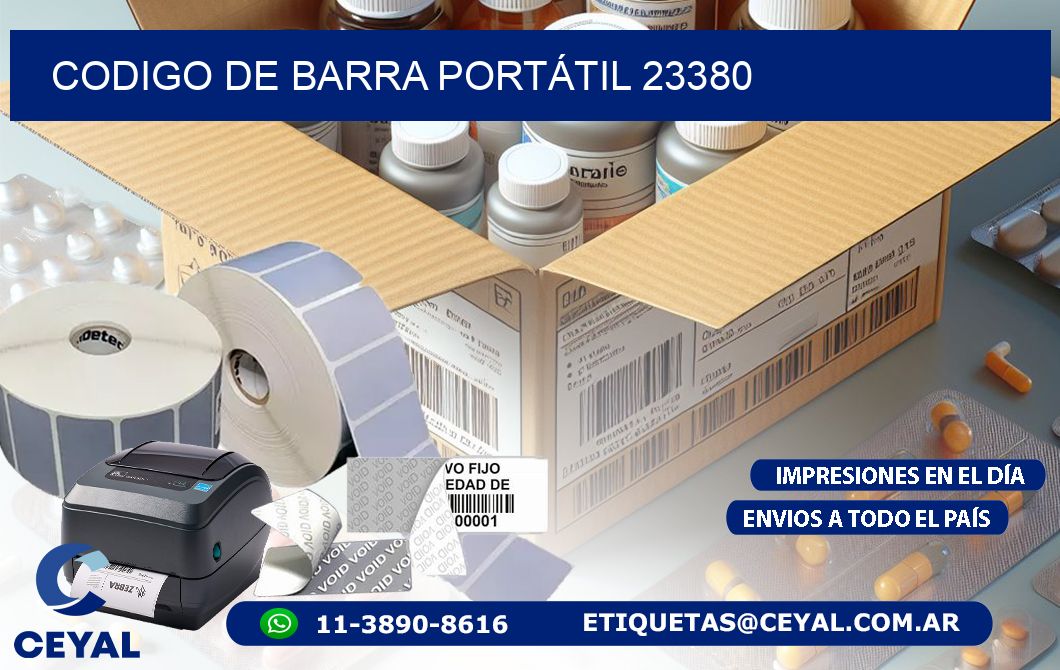 CODIGO DE BARRA PORTÁTIL 23380