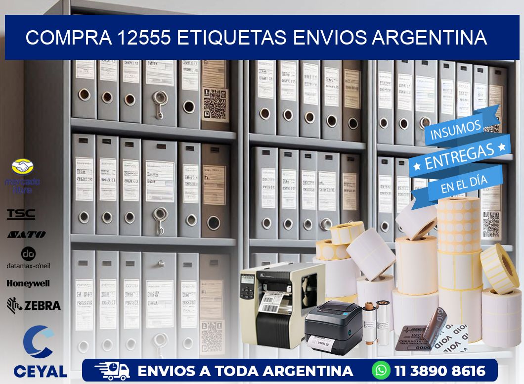 COMPRA 12555 ETIQUETAS ENVIOS ARGENTINA