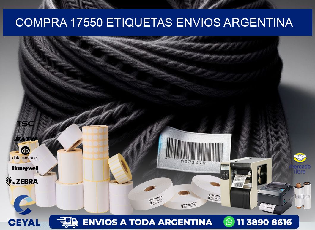 COMPRA 17550 ETIQUETAS ENVIOS ARGENTINA