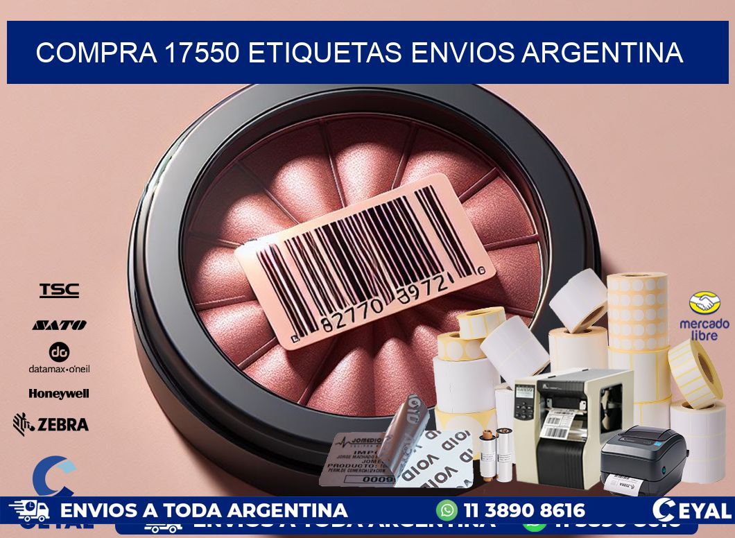 COMPRA 17550 ETIQUETAS ENVIOS ARGENTINA