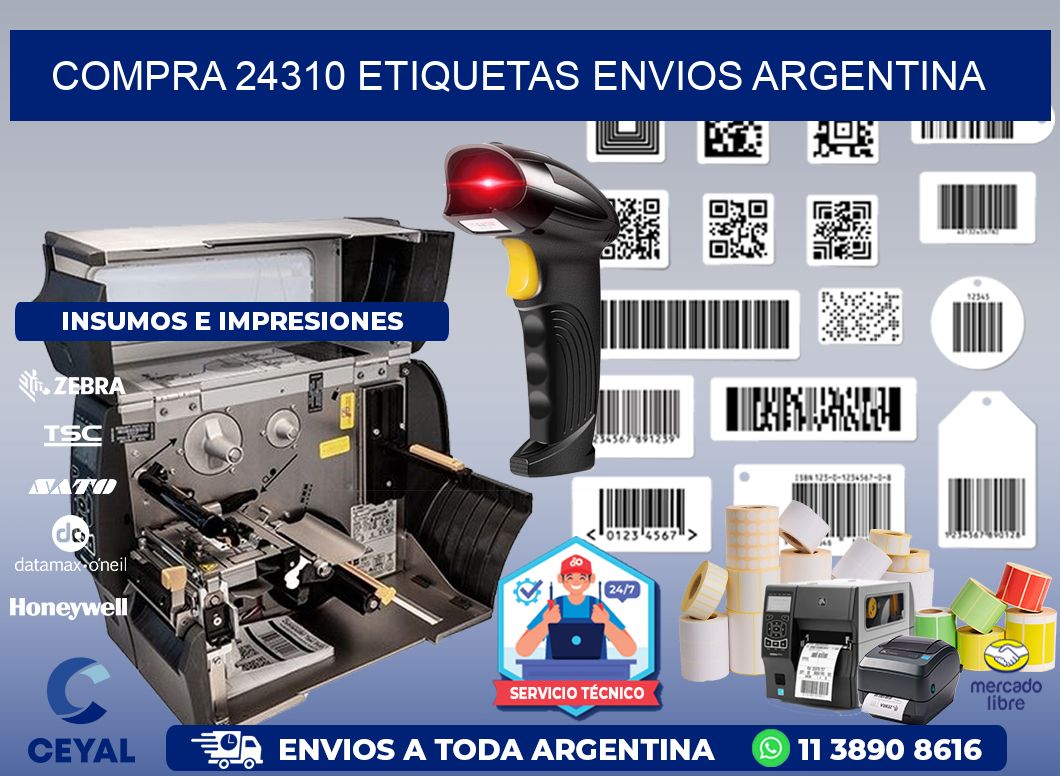 COMPRA 24310 ETIQUETAS ENVIOS ARGENTINA